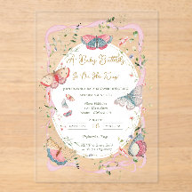 A Baby Butterfly Is On Her Way Baby Shower