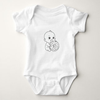 a baby design for a baby's outfit baby bodysuit