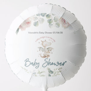 A Baby Dragon is on the Way Baby Shower Balloon