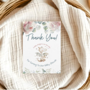 A Baby Dragon is on the Way Baby Shower Thank You 