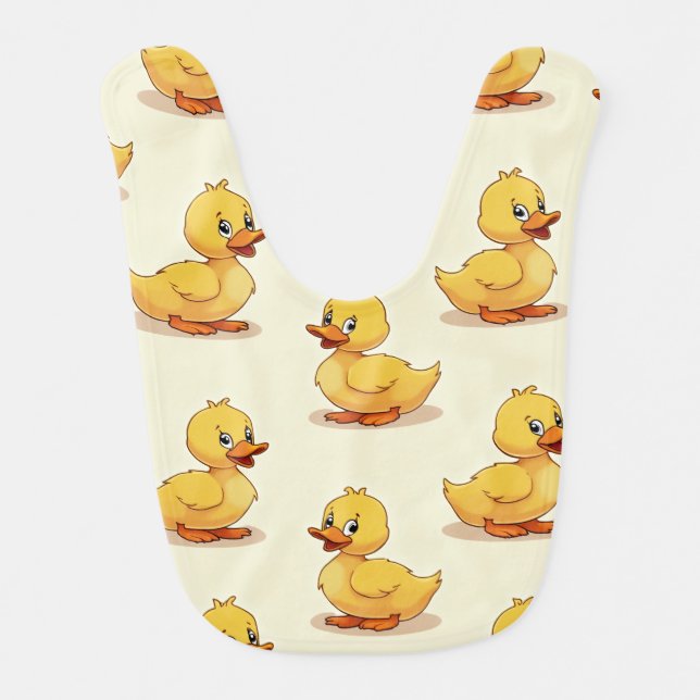 a baby duck bib (Front)