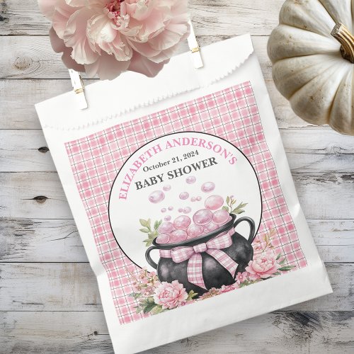 A Baby Girl Is Brewing Baby Shower Favor Bag