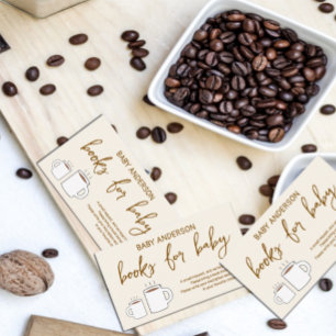 A Baby Is Brewing Baby Shower Books For Baby Enclosure Card