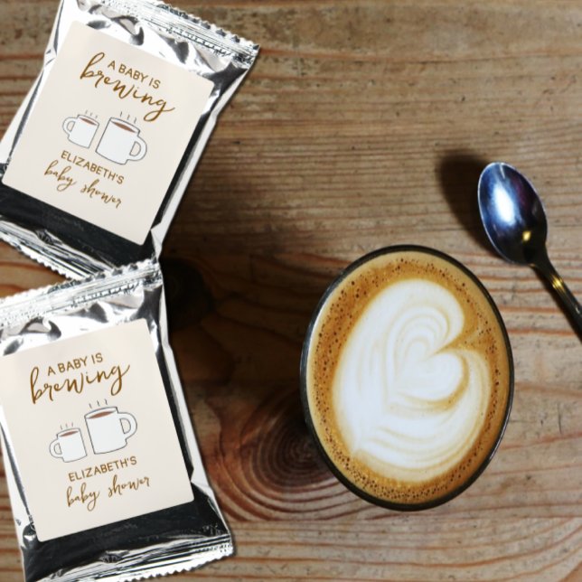 A Baby Is Brewing Baby Shower Coffee Drink Mix (Creator Uploaded)