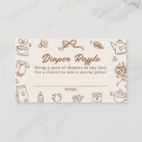 A Baby Is Brewing Baby Shower Diaper Raffle