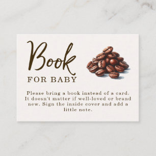 A Baby is Brewing Baby Shower Enclosure Card