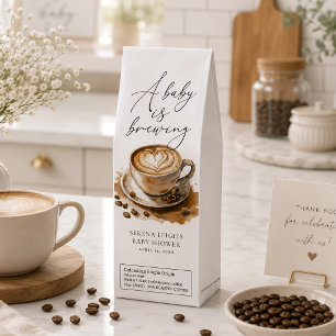 A Baby is Brewing Baby Shower Favors Roasted Coffee
