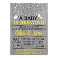 A BABY is BREWING Baby Shower Invitation