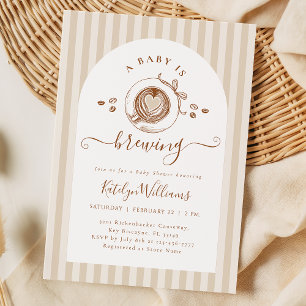 A Baby is Brewing Baby Shower Invitation