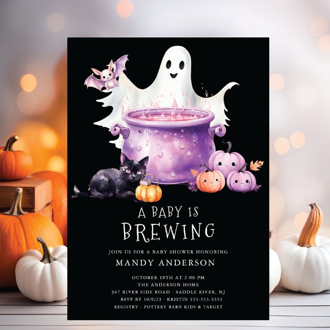 A Baby is Brewing Baby Shower Invitation (Creator Uploaded)