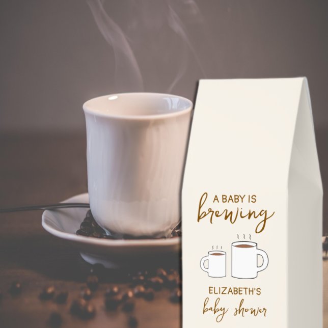 A Baby Is Brewing Baby Shower Roasted Coffee (Creator Uploaded)