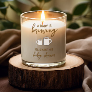A Baby Is Brewing Baby Shower Scented Candle