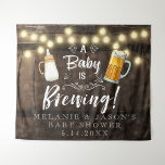 A Baby Is Brewing Baby Shower Tapestry at Zazzle