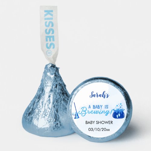 A Baby Is Brewing Blue Halloween Baby Shower Hersheys Kisses