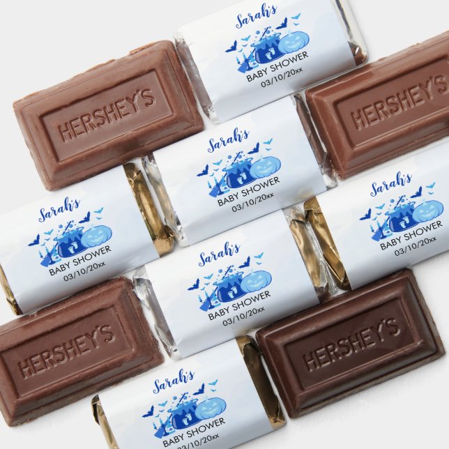 A Baby Is Brewing Blue Halloween Baby Shower Hershey's Miniatures (Assorted)