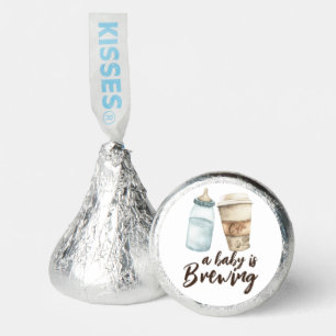 A Baby is Brewing Bottle Coffee Baby shower Hershey®'s Kisses®