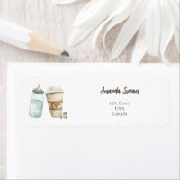 A Baby is Brewing Bottle Coffee Baby shower