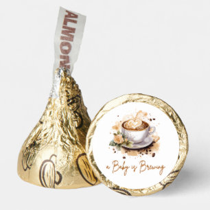A Baby is Brewing Brown Coffee Baby Shower Hershey®'s Kisses®