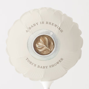 A Baby Is Brewing Coffee Baby Shower Balloon