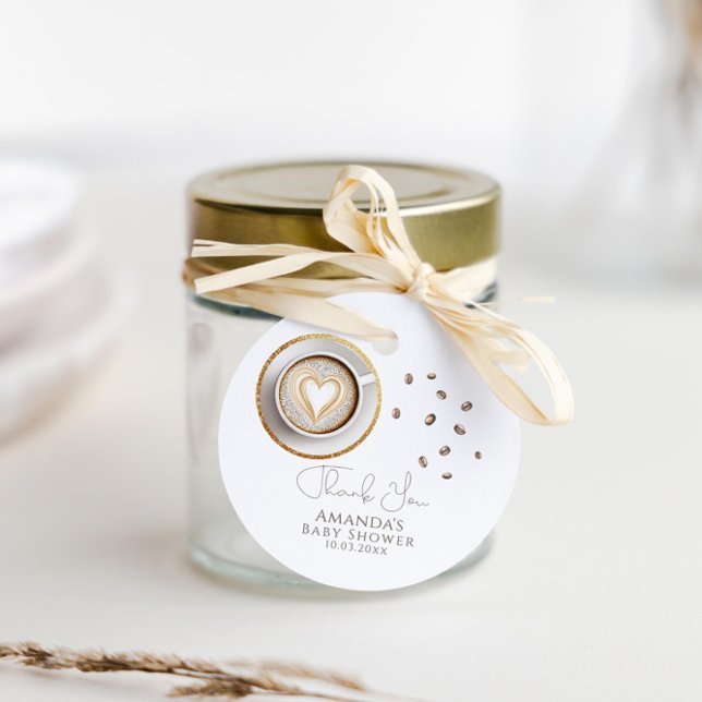 A Baby Is Brewing Coffee Baby Shower  Favor Tags (Creator Uploaded)