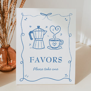 A Baby Is Brewing Coffee Baby Shower Favors Sign