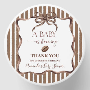 A Baby Is Brewing Coffee Baby Shower Party Mini Candle Favors