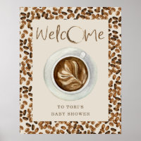 A Baby Is Brewing Coffee Beans Baby Shower Welcome
