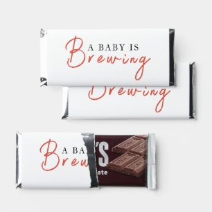 A Baby Is Brewing Coffee Cup Baby Shower Hershey Bar Favors