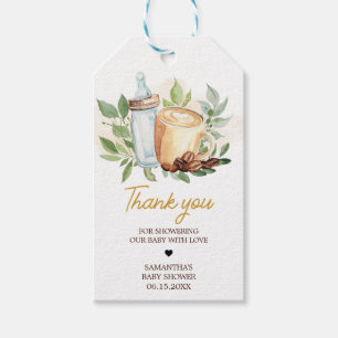 A Baby is Brewing Coffee Favor Tags