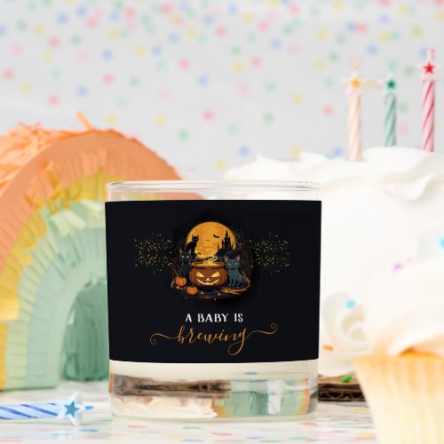 A Baby Is Brewing Cute Halloween Baby Scented Candle