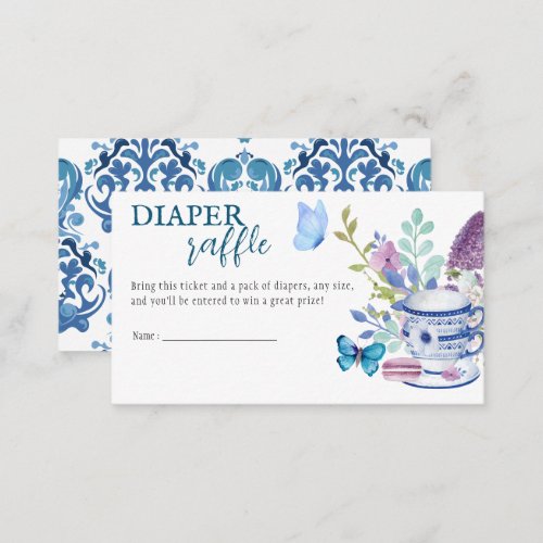 A Baby is Brewing Diaper Raffle Baby shower Enclosure Card