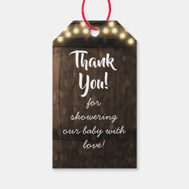 A Baby Is Brewing Favor Gift Tags (Front)