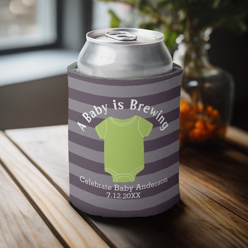 A Baby is Brewing _ Gender Neutral Shower Favor Can Cooler