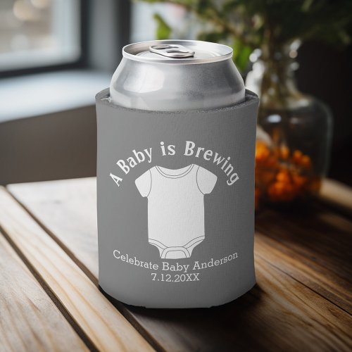 A Baby is Brewing _ Gender Neutral Shower Favor Can Cooler