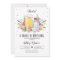A Baby is Brewing Girl Cheers Coed Baby Shower Inv
