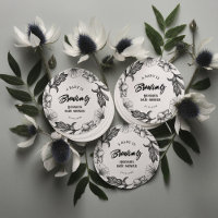 A baby is brewing Gothic Flowers tatt Baby Shower