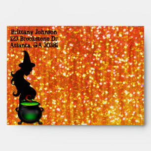 A Baby Is Brewing! Halloween Baby Shower Envelopes