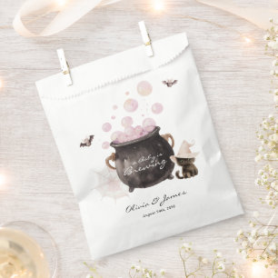 A Baby is Brewing Halloween Baby Shower Favor Bag