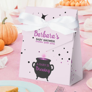A Baby Is Brewing Halloween Baby Shower Favor Boxes