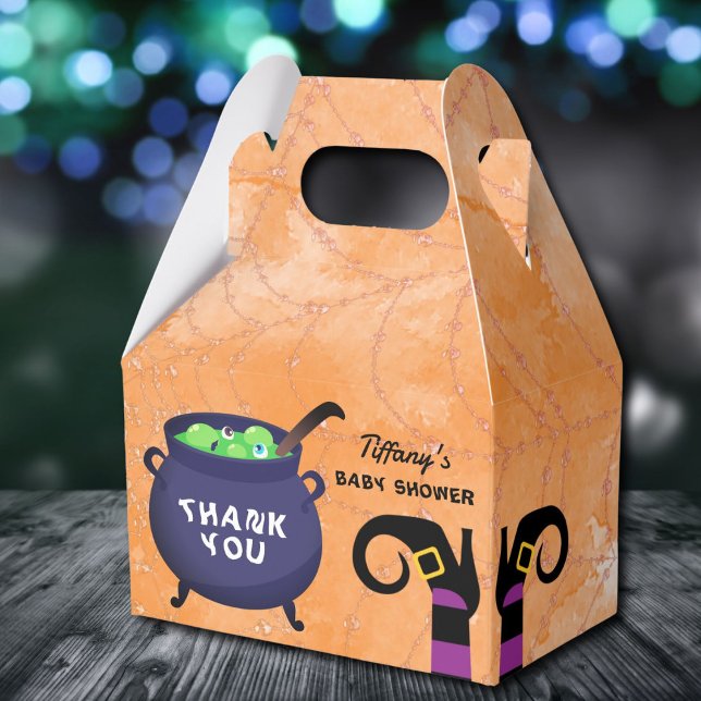 A Baby is Brewing Halloween Baby Shower Favor Boxes (Creator Uploaded)