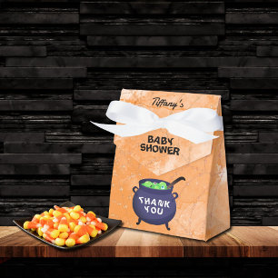 A Baby is Brewing Halloween Baby Shower Favor Boxes