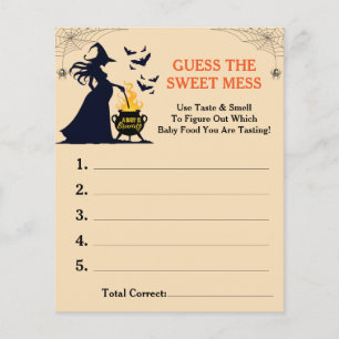 A Baby is Brewing Halloween Baby Shower Games