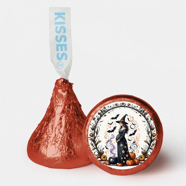 A Baby is Brewing Halloween Baby Shower Hershey®'s Kisses® (Front)