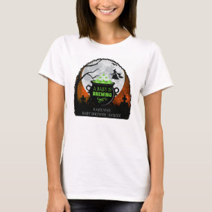 A Baby Is Brewing Halloween Baby Shower T-Shirt