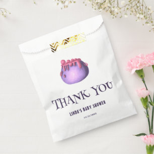 A Baby is Brewing Halloween Baby Shower Thank You Favor Bag