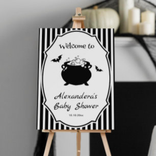 A Baby is Brewing Halloween Baby Shower Welcome Foam Board