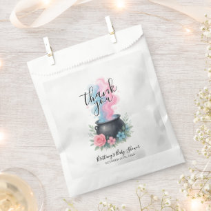 A Baby Is Brewing Halloween Cauldron Favor Bag