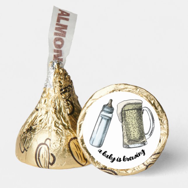 A Baby is Brewing Hershey®'s Kisses® (Front)