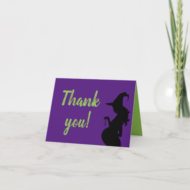 A Baby is Brewing Letterpress Thank You Card (Front)