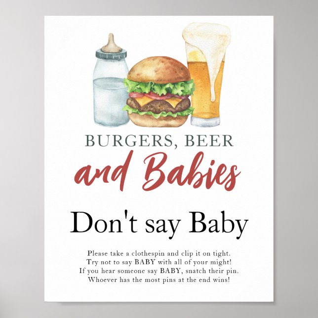 A baby is brewing milk Don't say baby  Poster (Front)